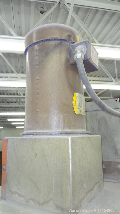 Used Beringer Model WRP12V Underwater Pelletizer System Consisting Of: (1) Pelletizing head with 4 blades, driven by a 2hp, 3/60/208-230/460 volt, 1725 rpm motor, (1) Stainless steel spin dryer, driv...