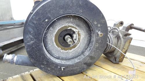 Used Beringer Model WRP12V Underwater Pelletizer System Consisting Of: (1) Pelletizing head with 4 blades, driven by a 2hp, 3/60/208-230/460 volt, 1725 rpm motor, (1) Stainless steel spin dryer, driv...