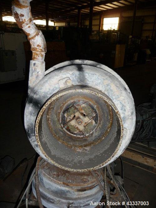 Used Beringer Water Ring Pelletizer Head Only. From a model WRP-12 pelletizer. 2 hp motor, 4 knife cutter hub, water ring, and 25 hole die. Last used on a 6" Beringer model 600 screen changer.