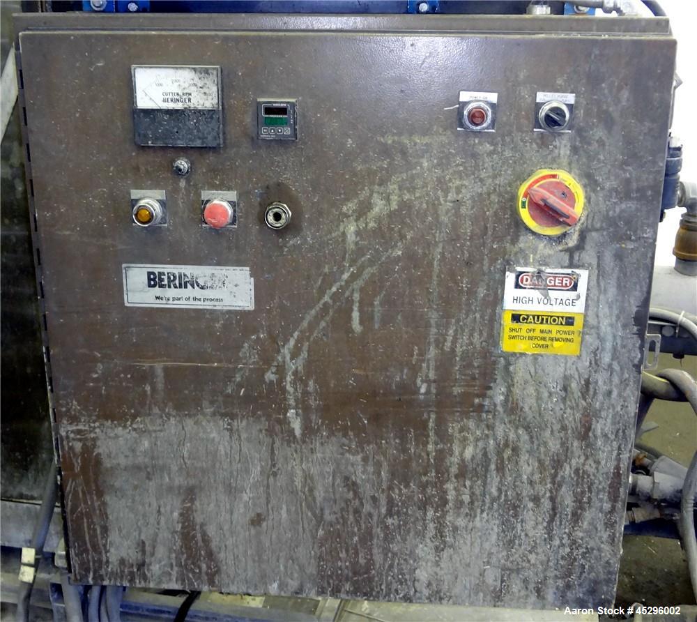 Used Beringer Model WRP12 Underwater Pelletizer System