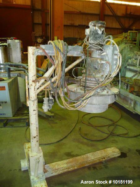 Used- Conair/Beringer Water Ring Pelletizing System. Includes operator control panel, 2 hp AC motor with inverter (208-230/4...