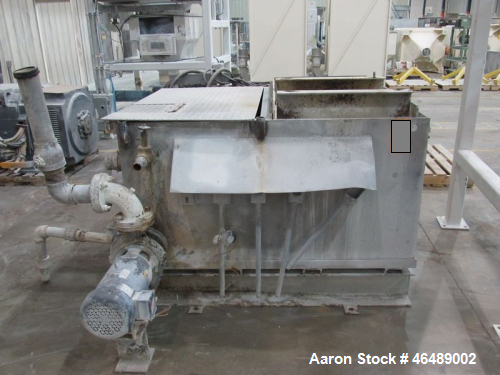 Used Beringer Water Ring Pelletizing System. Consisting of: (1) Model WRP36 pelletizing head with 7.5hp AC motor with inverter, (1) stainless steel water slide, (1) Gala Model 152VDW spin dryer with ...