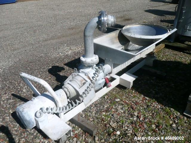 Used Beringer Water Ring Pelletizing System. Consisting of: (1) Model WRP36 pelletizing head with 7.5hp AC motor with inverter, (1) stainless steel water slide, (1) Gala Model 152VDW spin dryer with ...