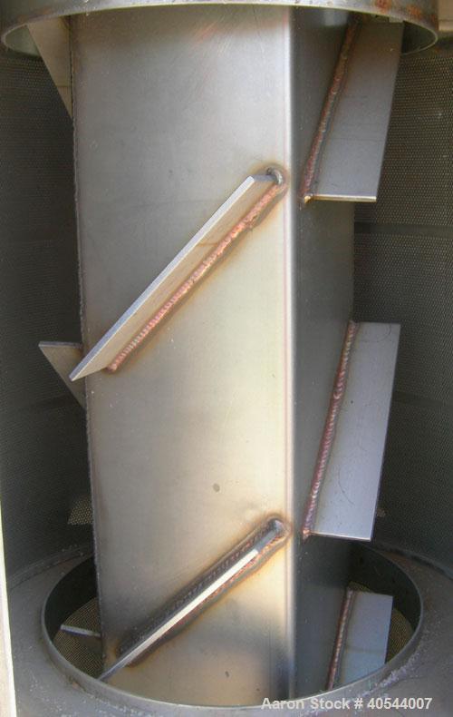 Used Beringer model WRP12V underwater pelletizer system consisting of: (1) Pelletizing head with 4 blades, driven by a 2 hp, 3/60/208-230/460 volt, 1725 rpm motor, mounted on a stand; (1) stainless s...