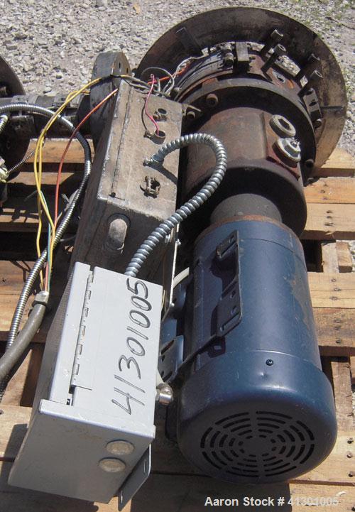 Used Beringer Underwater Pelletizing Head. No blades. Driven by a 2 hp, 3/60/208-230/460 volt, 1740 rpm motor.