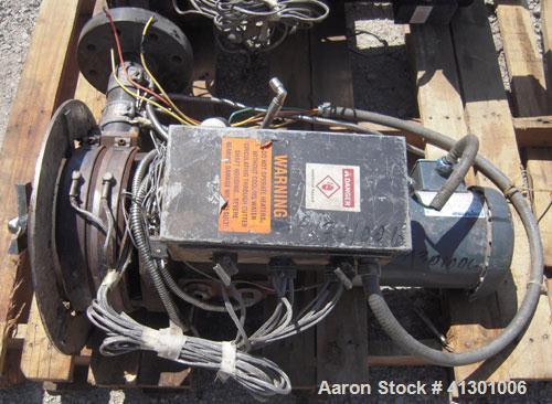Used Beringer Underwater Pelletizing Head.  Driven by a 1 1/2 hp, 3/60/208-230/460 volt, 1735 rpm motor.