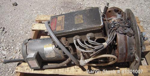 Used Beringer Underwater Pelletizing Head.Driven by a 3 hp, 3/60/230/460 volt, 3450 rpm motor.