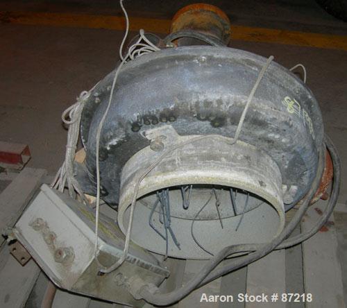 USED: Beringer water ring pelletizer cutting head. Requires motor.