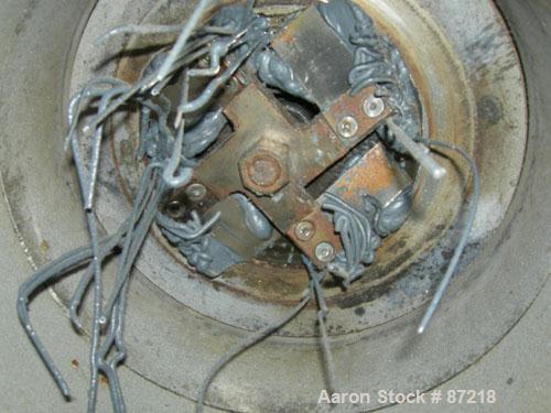 USED: Beringer water ring pelletizer cutting head. Requires motor.