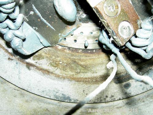 USED: Beringer water ring pelletizer cutting head. Requires motor.