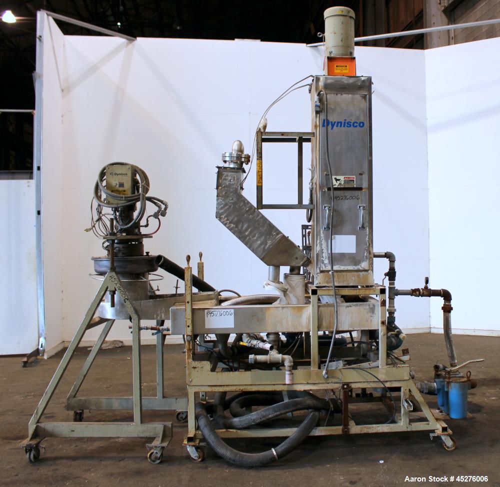 Used Dynisco Underwater Pelletizing System, Model WRP 35S W/TD15.