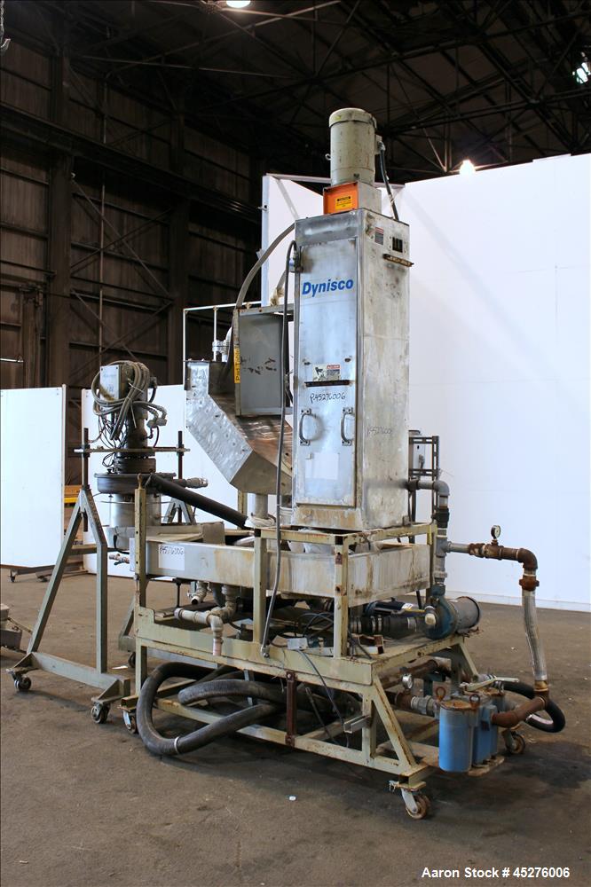 Used- Dynisco Underwater Pelletizing System, Model WRP 35S W/TD15.