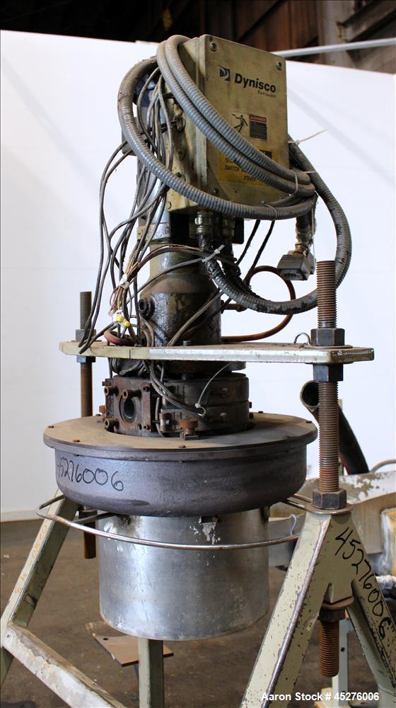 Used Dynisco Underwater Pelletizing System, Model WRP 35S W/TD15.