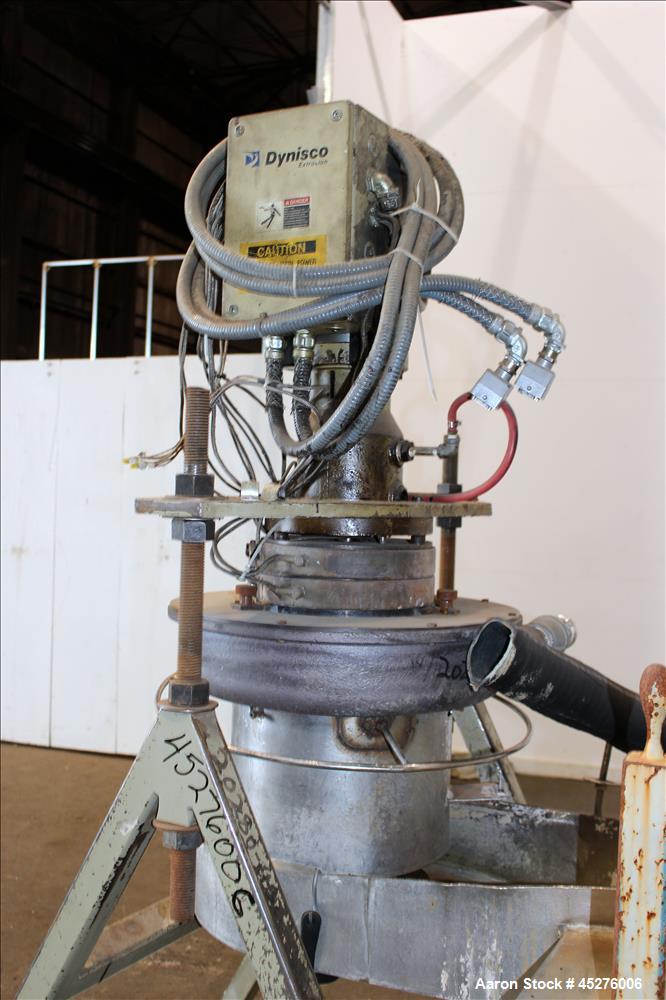 Used Dynisco Underwater Pelletizing System, Model WRP 35S W/TD15.