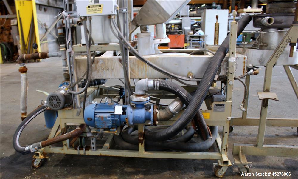 Used- Dynisco Underwater Pelletizing System, Model WRP 35S W/TD15.