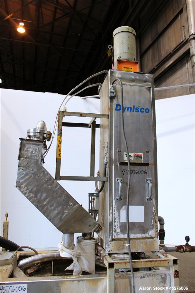 Used- Dynisco Underwater Pelletizing System, Model WRP 35S W/TD15.