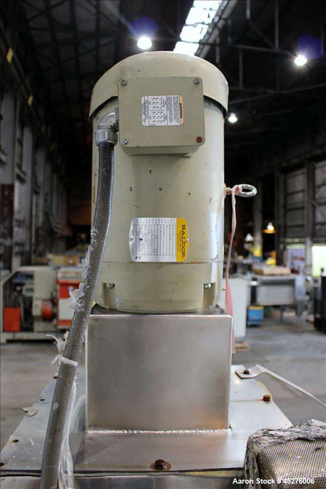 Used Dynisco Underwater Pelletizing System, Model WRP 35S W/TD15.