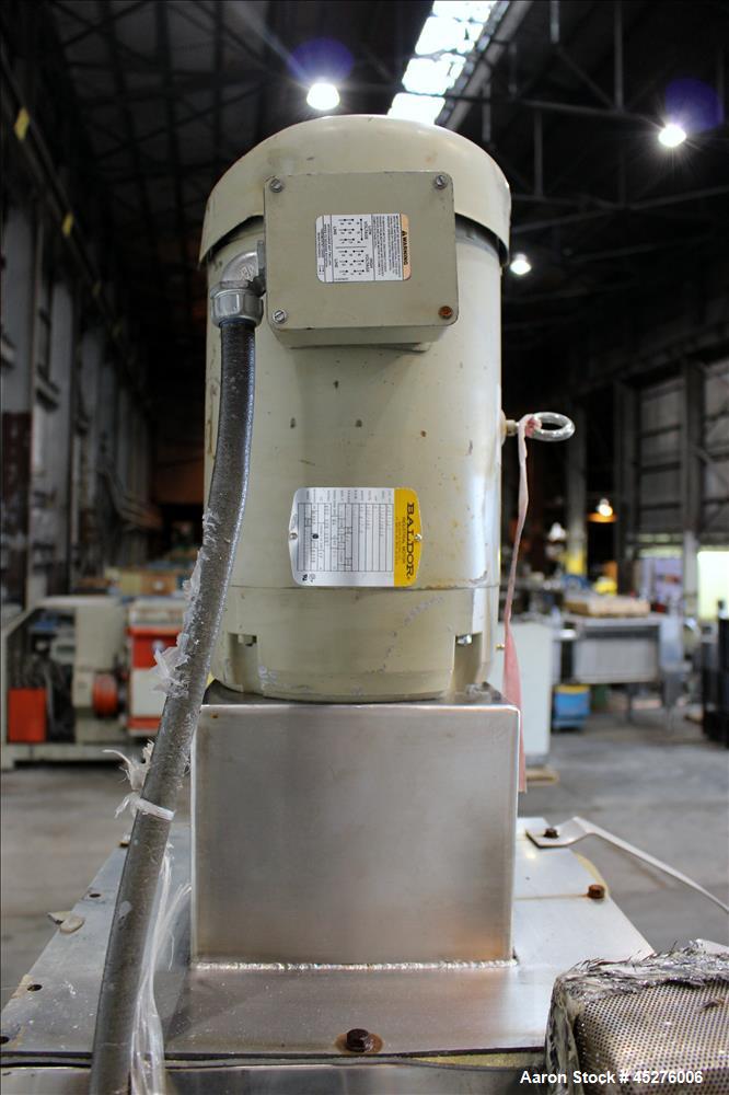 Used- Dynisco Underwater Pelletizing System, Model WRP 35S W/TD15.