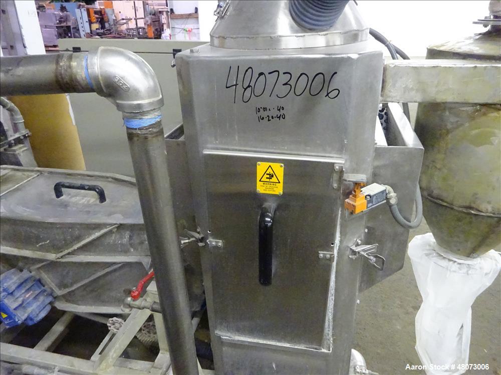 Used- Gamma Meccanica Horizontal Water Ring Pelletizer, Model TFD 250