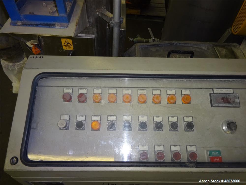 Used Gamma Meccanica Horizontal Water Ring Pelletizer, Model TFD 250