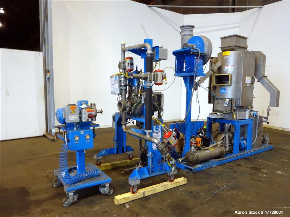 Used Gala Underwater Pelletizing System, Model PA06.