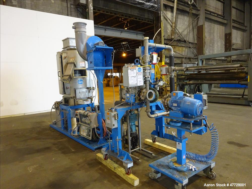 Used Gala Underwater Pelletizing System, Model PA06.