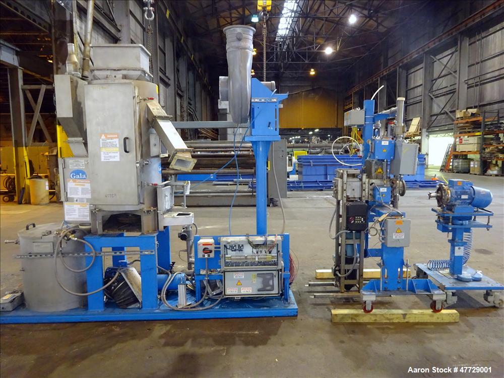 Used Gala Underwater Pelletizing System, Model PA06.