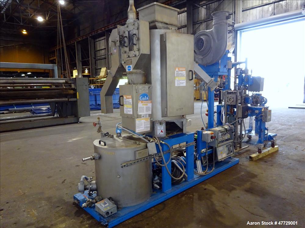 Used Gala Underwater Pelletizing System, Model PA06.