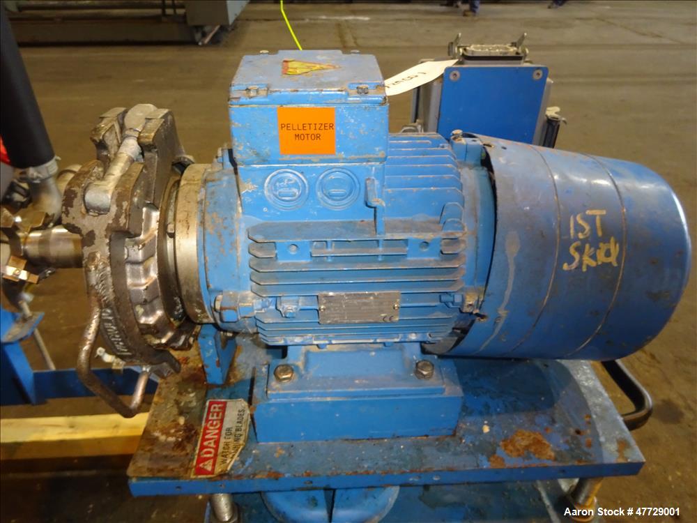 Used Gala Underwater Pelletizing System, Model PA06.
