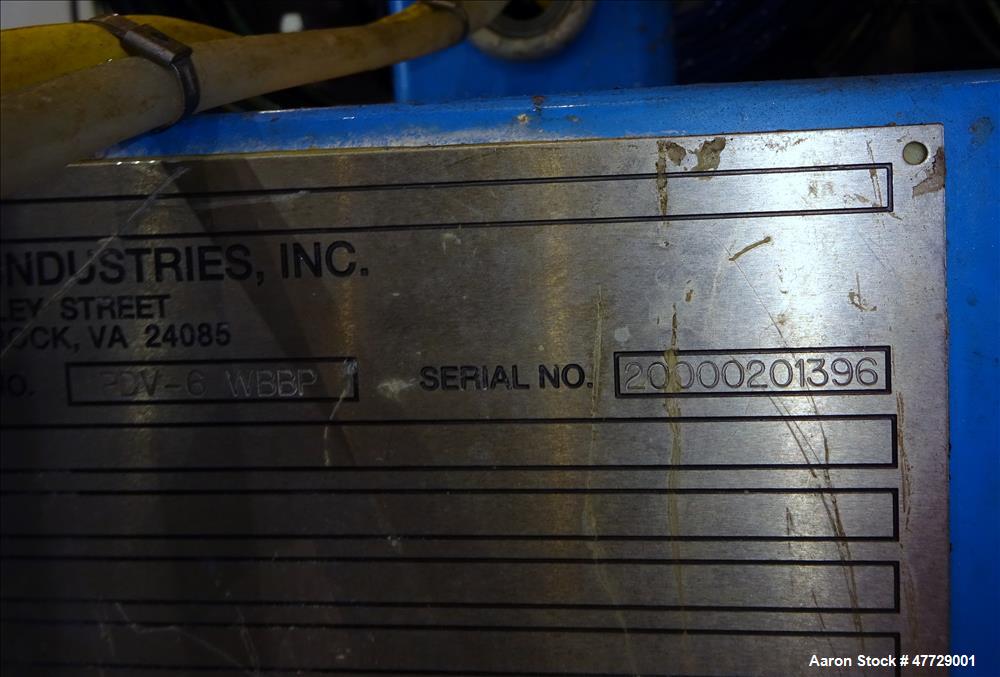 Used Gala Underwater Pelletizing System, Model PA06.