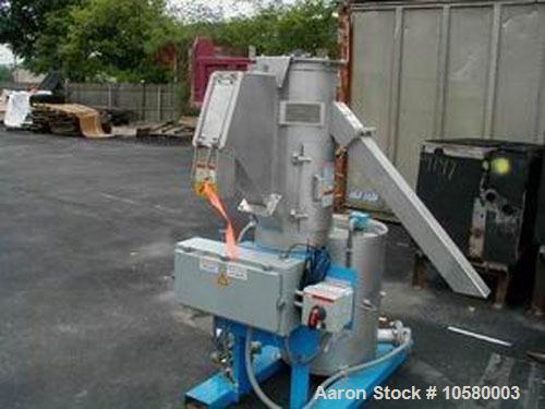 Used Gala model 5 underwater micro mini underwater pelletizer. 20 gpm water system, 8.1 centrifugal dryer having a 3 hp motor. Dryer reported rebuilt by Gala in 2006 and unused since. 4 head knife cu...