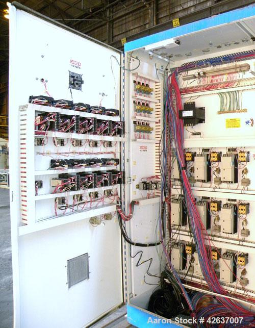 Used Gala Underwater Pelletizing System Consisting Of: (1) Gala cutting head, model 6D, mounted on a stand, driven by a 5hp, 3/60/230/460 volt, 3455 rpm motor, no blades. (1) Gala water tank, model 4...