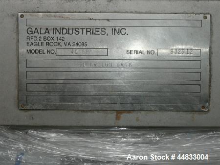 Used Gala #6 Underwater Pelletizing System Consisting Of: (1) Underwater pelletizing head, water tempering system with 40 gallons per minute capability, and a Gala spin dryer. Previously used reclaim...