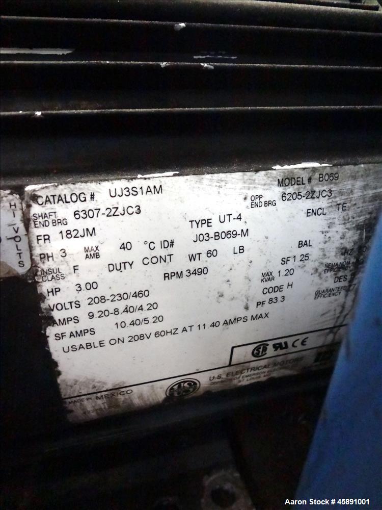 Used Gala Model 6 Underwater Pelletizing System