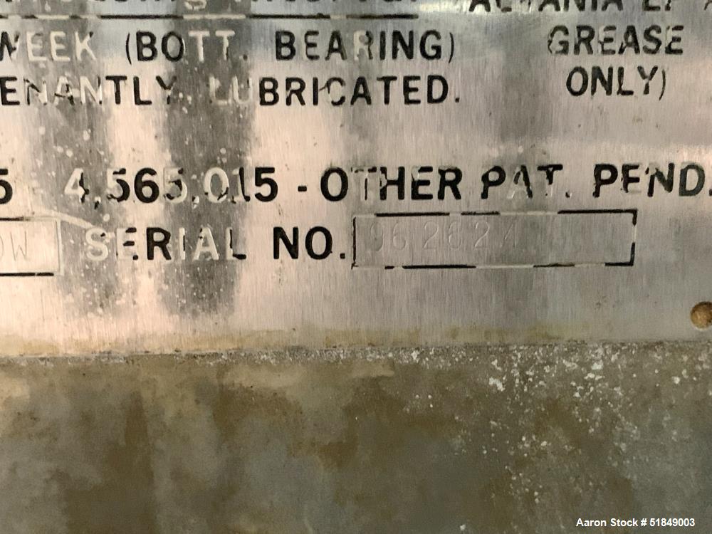 Used Gala Underwater Pelletizing System