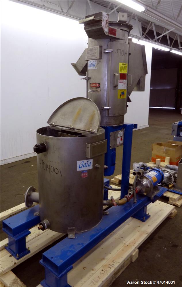 Used Gala Underwater Pelletizing System