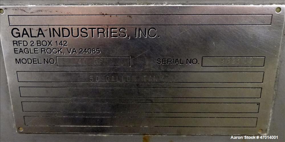 Used Gala Underwater Pelletizing System