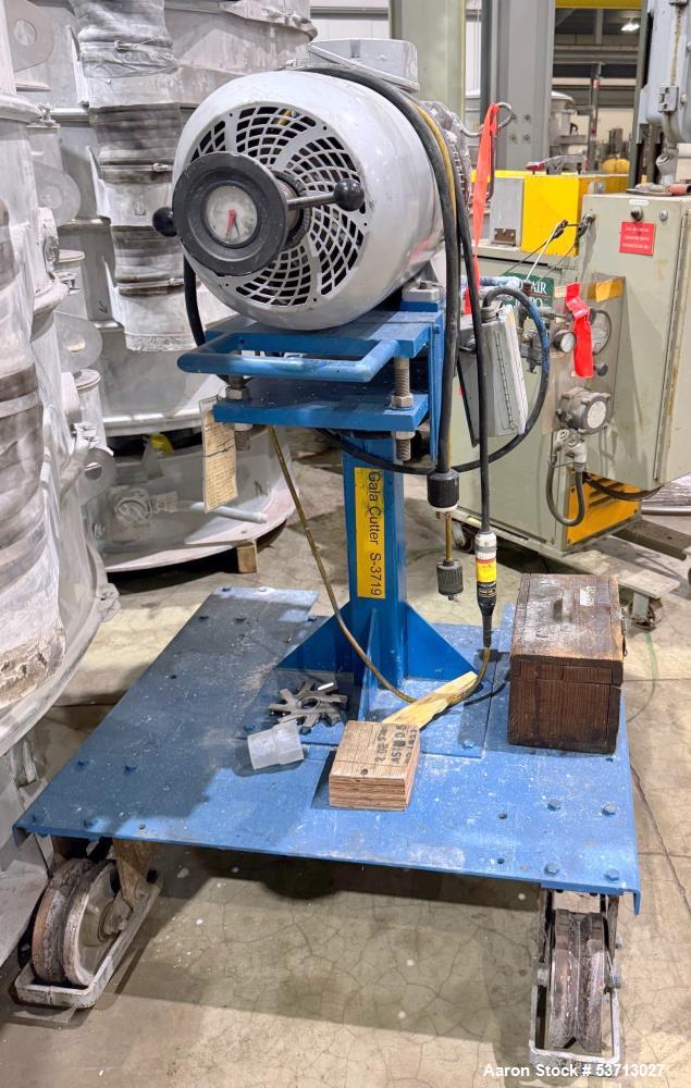 Used Gala MAP 7 Manual Adjustable Pelletizer – 6,000 kg/hr, 17.3 kW Motor