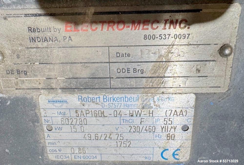 Used Gala MAP 7 Manual Adjustable Pelletizer – 500–6,000 kg/hr, 15kW Motor