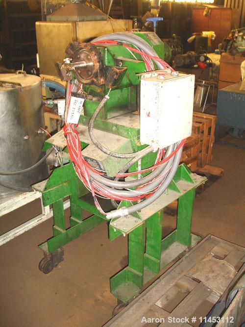 Used Gala Underwater Pelletizer, model MUP 6. With Gala tempered water system, model TWS 80, with centrifugal spin dryer, model 8.2BF, with controls.