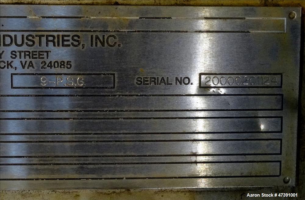 Used Gala Underwater Pelletizer, Model MUP-7
