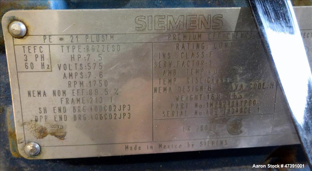 Used Gala Underwater Pelletizer, Model MUP-7