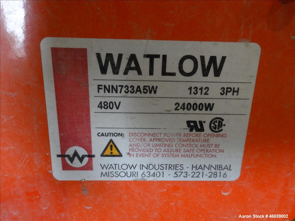 Used Gala Underwater Pelletizing System Consisting Of: (1) Gala cutting head, model 6D, serial# 972498. Includes blades, and stand. Driven by a 5hp, 3/60/230/460 volt, 3455 rpm motor. (1) Gala water ...