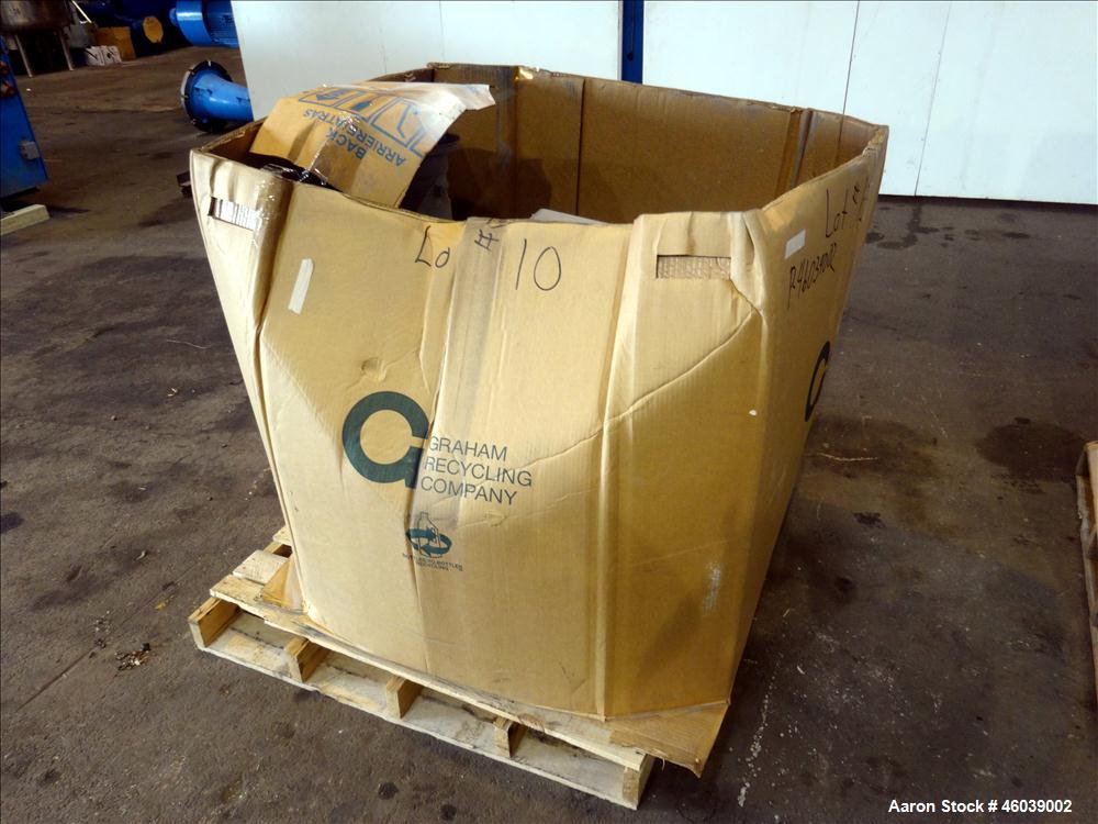 Used Gala Underwater Pelletizing System Consisting Of: (1) Gala cutting head, model 6D, serial# 972498. Includes blades, and stand. Driven by a 5hp, 3/60/230/460 volt, 3455 rpm motor. (1) Gala water ...