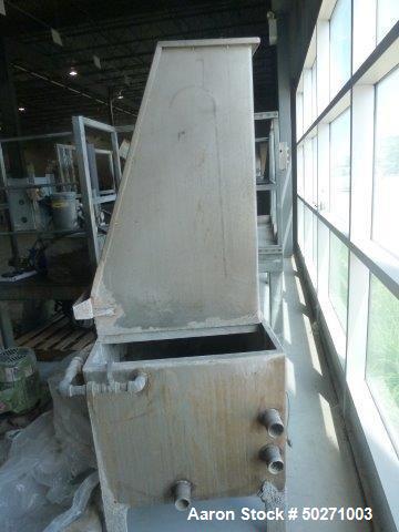 Used Gala #6 Underwater Pelletizing Parts. Parts include the following: Gala cutter head with motor but no blade holder, pre-screen, spin dryer. No control panel, no water tempering system.