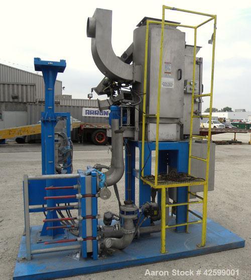 Used Gala PAC-7 Underwater Pelletizing System With 200 GPM Tempered Water System C/O Model 160FRU FIN, Spin Dryer 2016 DW, 780 RPM,  S/N 992239, Alfa Laval Model M10-MFG Plate Heat Exchanger, 30.77 S...