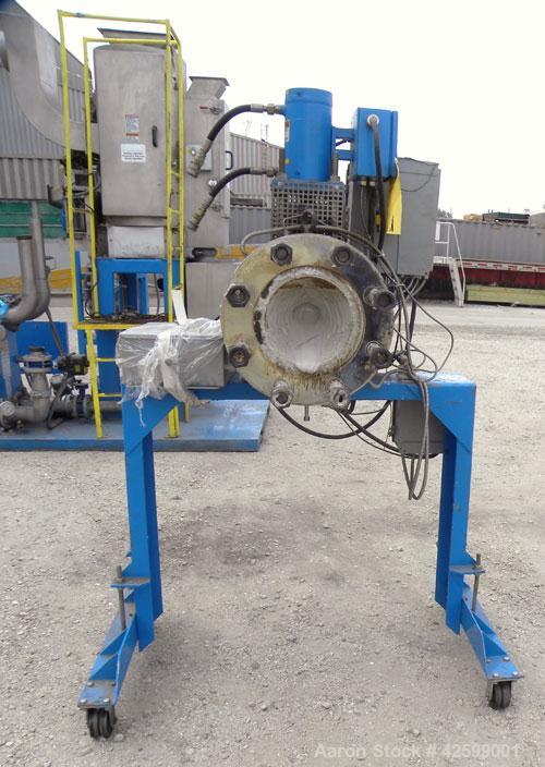 Used Gala PAC-7 Underwater Pelletizing System With 200 GPM Tempered Water System C/O Model 160FRU FIN, Spin Dryer 2016 DW, 780 RPM,  S/N 992239, Alfa Laval Model M10-MFG Plate Heat Exchanger, 30.77 S...