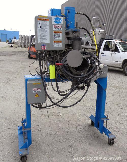 Used Gala PAC-7 Underwater Pelletizing System With 200 GPM Tempered Water System C/O Model 160FRU FIN, Spin Dryer 2016 DW, 780 RPM,  S/N 992239, Alfa Laval Model M10-MFG Plate Heat Exchanger, 30.77 S...