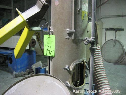 Used Gala Underwater Pelletizing System consisting of: (1) Pedestal mounted cutting head (no blades), approximate 3 hp motor, and cutting chamber. (1) Approximate 53 mm twin screw adapter. (1) Model ...