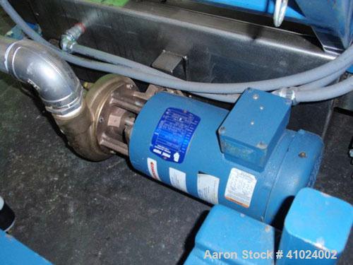 Used Xaloy Water Ring Pelletizer, Model WRP-12I 12V. Consisting of: 2 hp, 230/460 volt die face cutter with VFD controller, water ring adapter, stainless steel dewatering screen, 3 hp 230/460 volt sp...